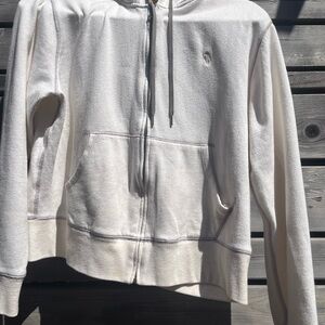 Polo Ralph Lauren off White Zip-Up Hoodie